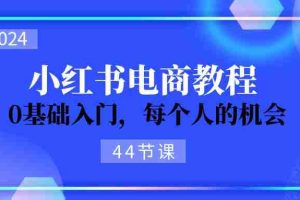 （11532期）2024从0-1学习小红书电商，0基础入门，每个人的机会（44节）