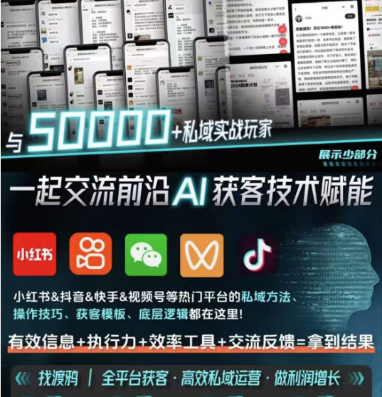 （14743期）【渡鸦科技社】内部学习资料，私域流量入门指南