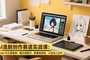 （16936期）AI漫剧创作赛道实战课：Sora2 AI工具使用、提示词技巧、多路径变现，小白月入过万