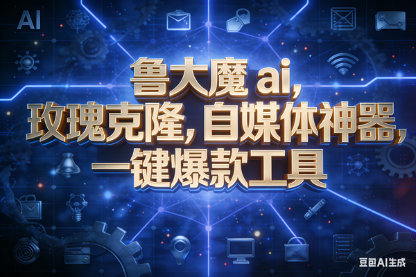 （17010期）玫瑰克隆神器，ai鲁大魔，自媒体必备神器，一键爆款，详细教程