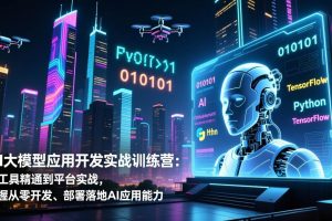 （17058期）AI大模型应用开发实战训练营：从工具精通到平台实战，掌握从零开发、部署落地AI应用能力