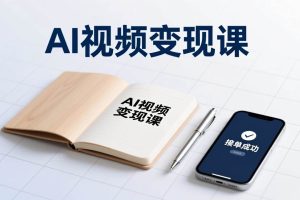 (17065期)AI视频变现课,学完即可创作短片、接商单,实现副业增收,单项目报价可达千元